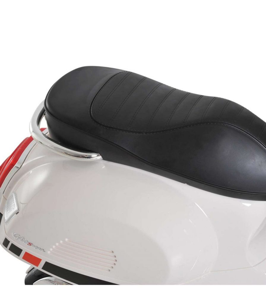 Vespa Moto Electrica Blanca 3-6 años - Nanoen